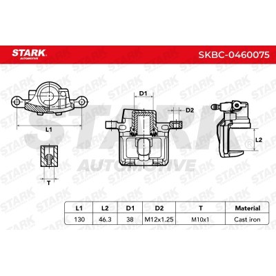 Bremssattel Stark SKBC-0460075 SKBC-0460075 - foto 3