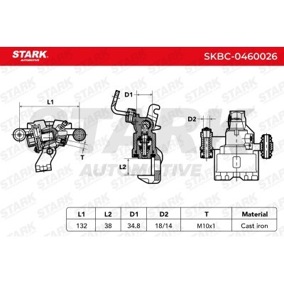 Bremssattel Stark SKBC-0460026 SKBC-0460026 - foto 3