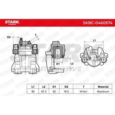 Bremssattel Stark SKBC-0460574 SKBC-0460574 - foto 6