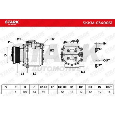 Kompressor, Klimaanlage SKKM-0340061 - foto 6