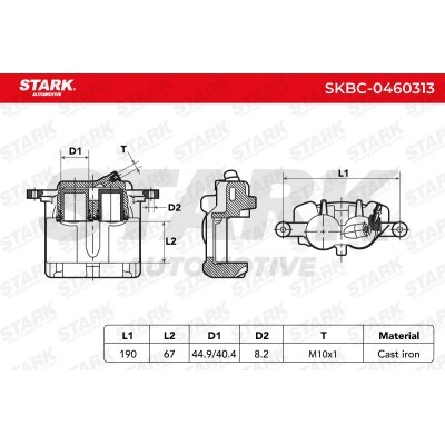 Bremssattel Stark SKBC-0460313 SKBC-0460313 - foto 5