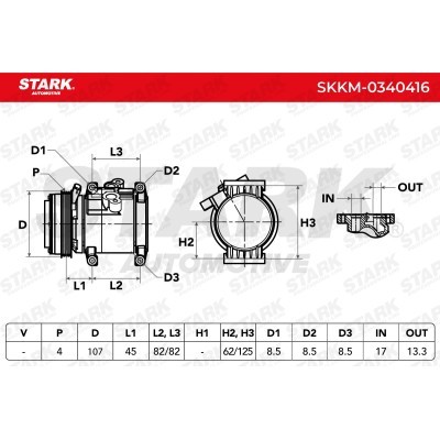 Kompressor, Klimaanlage SKKM-0340416 - foto 7
