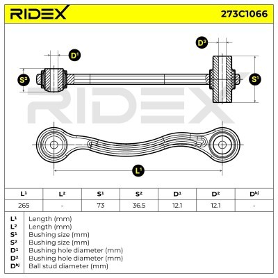 Querlenker RIDEX 273C1066 273C1066 - foto 7