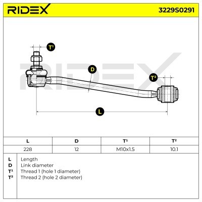 Stabilisator Stange RIDEX 3229S0291 3229S0291 - foto 6
