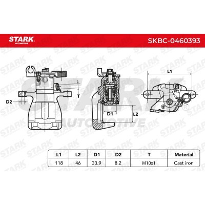 Bremssattel Stark SKBC-0460393 SKBC-0460393 - foto 7