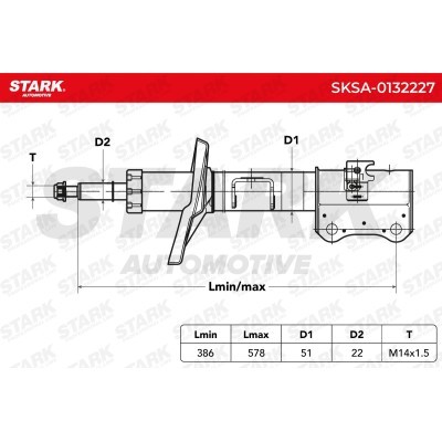 Stoßdämpfer Stark SKSA-0132227 SKSA-0132227 - foto 8