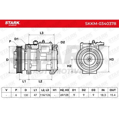 Kompressor, Klimaanlage SKKM-0340378 - foto 7