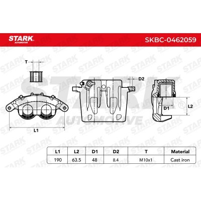 Bremssattel Stark SKBC-0462059 SKBC-0462059 - foto 3