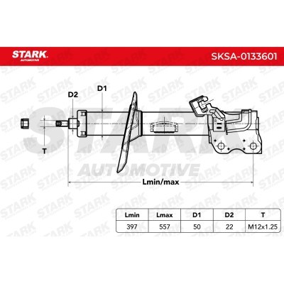 Stoßdämpfer Stark SKSA-0133601 SKSA-0133601 - foto 8