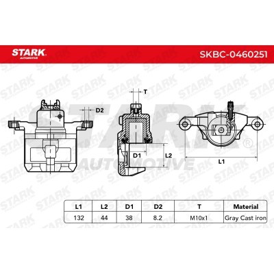 Bremssattel Stark SKBC-0460251 SKBC-0460251 - foto 3
