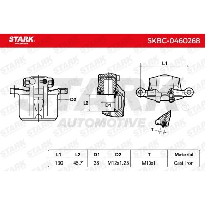 Bremssattel Stark SKBC-0460268 SKBC-0460268 - foto 7