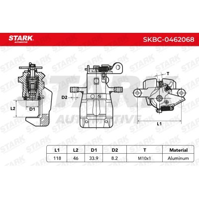 Bremssattel Stark SKBC-0462068 SKBC-0462068 - foto 3