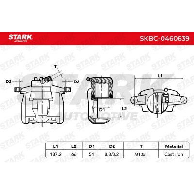 Bremssattel Stark SKBC-0460639 SKBC-0460639 - foto 6