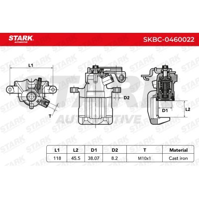 Bremssattel Stark SKBC-0460022 SKBC-0460022 - foto 3