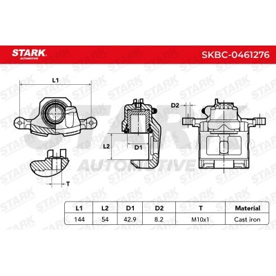 Bremssattel Stark SKBC-0461276 SKBC-0461276 - foto 5
