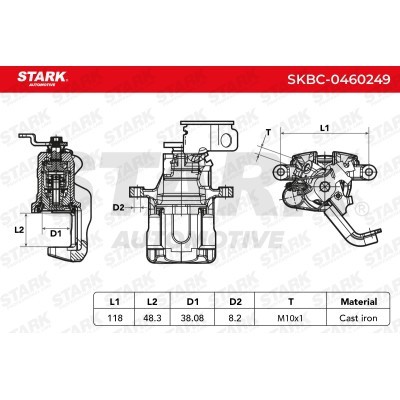 Bremssattel Stark SKBC-0460249 SKBC-0460249 - foto 8