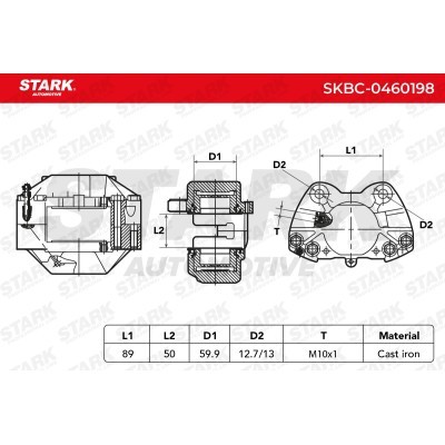Bremssattel Stark SKBC-0460198 SKBC-0460198 - foto 7