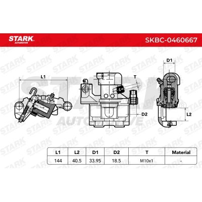 Bremssattel Stark SKBC-0460667 SKBC-0460667 - foto 6