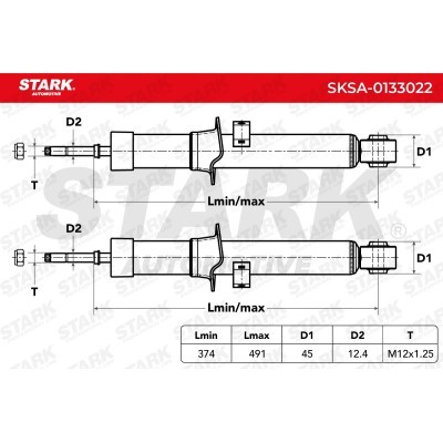 Stoßdämpfer Stark SKSA-0133022 SKSA-0133022 - foto 6
