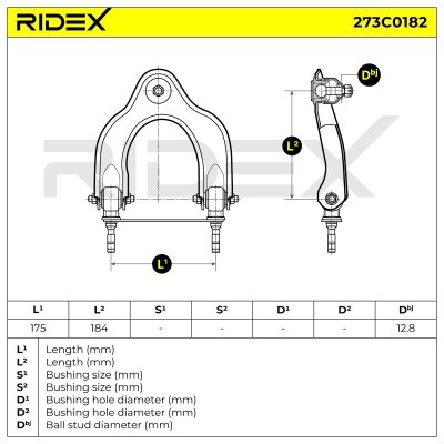 Querlenker RIDEX 273C0182 273C0182 - foto 4