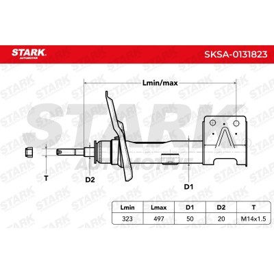 Stoßdämpfer Stark SKSA-0131823 SKSA-0131823 - foto 4