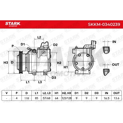 Kompressor, Klimaanlage SKKM-0340239 - foto 7