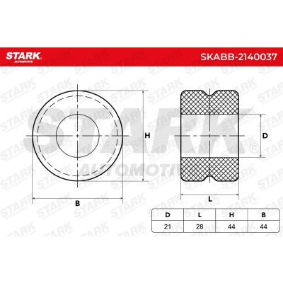 Lagerung, Stabilisator Stark SKABB-2140037 SKABB-2140037 - foto 7