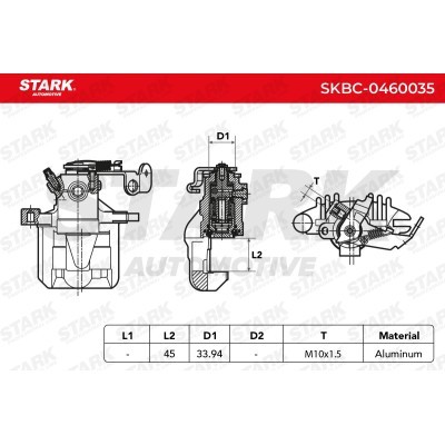 Bremssattel Stark SKBC-0460035 SKBC-0460035 - foto 3