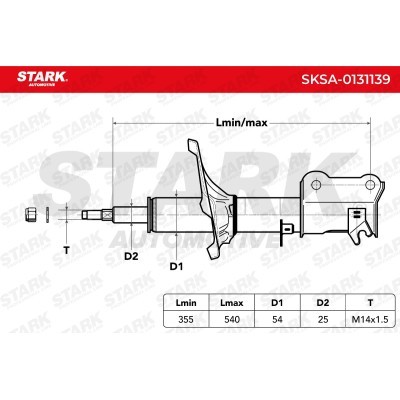 Stoßdämpfer Stark SKSA-0131139 SKSA-0131139 - foto 3