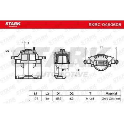 Bremssattel Stark SKBC-0460608 SKBC-0460608 - foto 6