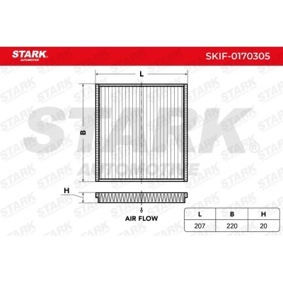 Filter, Innenraumluft Stark SKIF-0170305 SKIF-0170305 - foto 2