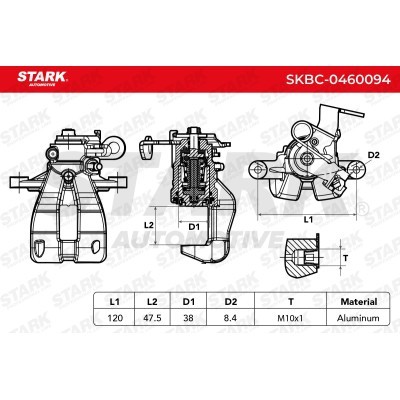 Bremssattel Stark SKBC-0460094 SKBC-0460094 - foto 7