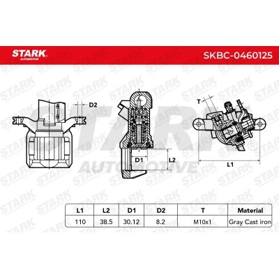Bremssattel Stark SKBC-0460125 SKBC-0460125 - foto 7