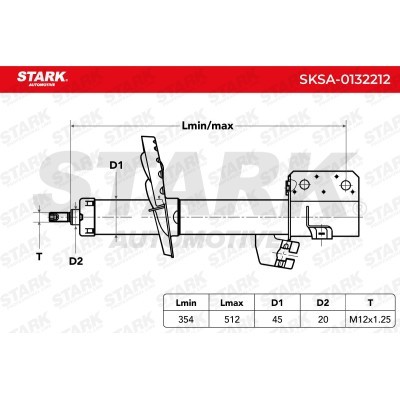 Stoßdämpfer Stark SKSA-0132212 SKSA-0132212 - foto 4