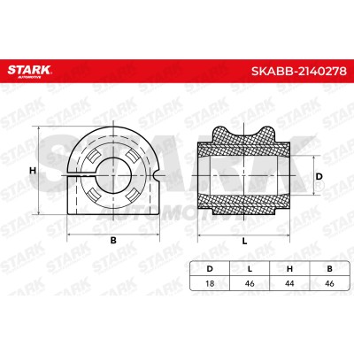 Lagerung, Stabilisator Stark SKABB-2140278 SKABB-2140278 - foto 6