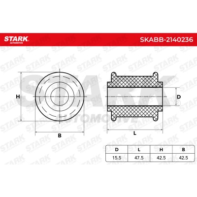 Lagerung, Stabilisator Stark SKABB-2140236 SKABB-2140236 - foto 5