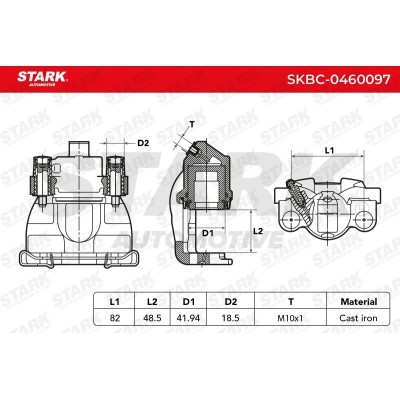 Bremssattel Stark SKBC-0460097 SKBC-0460097 - foto 7