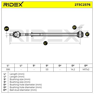 Querlenker RIDEX 273C2576 273C2576 - foto 7