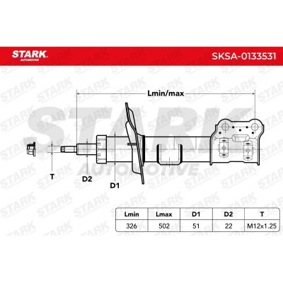 Stoßdämpfer Stark SKSA-0133531 SKSA-0133531 - foto 6