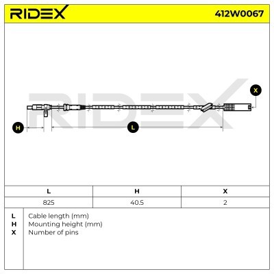 ABS Sensor RIDEX 412W0067 412W0067 - foto 4
