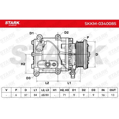 Kompressor, Klimaanlage SKKM-0340085 - foto 4