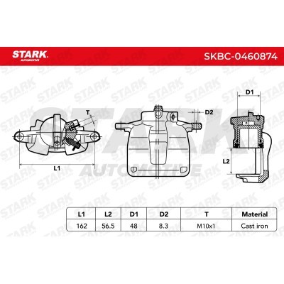 Bremssattel Stark SKBC-0460874 SKBC-0460874 - foto 6