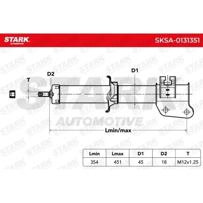 Stoßdämpfer Stark SKSA-0131351 SKSA-0131351 - foto 3