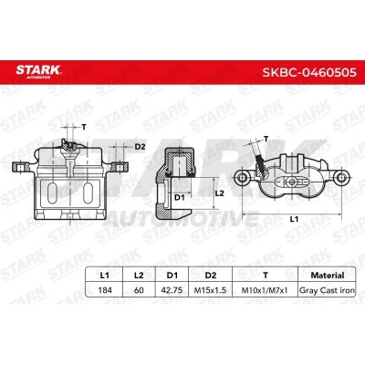 Bremssattel Stark SKBC-0460505 SKBC-0460505 - foto 6
