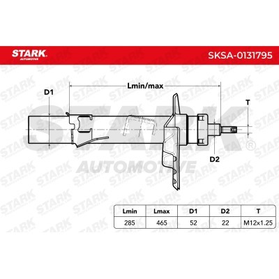 Stoßdämpfer Stark SKSA-0131795 SKSA-0131795 - foto 3