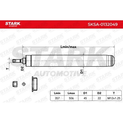 Stoßdämpfer Stark SKSA-0132049 SKSA-0132049 - foto 3