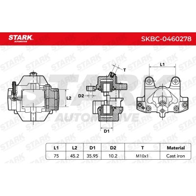 Bremssattel Stark SKBC-0460278 SKBC-0460278 - foto 5