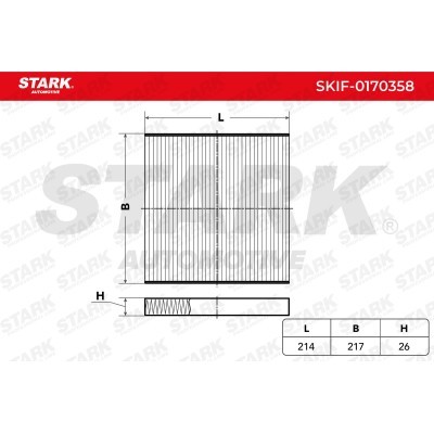 Filter, Innenraumluft Stark SKIF-0170358 SKIF-0170358 - foto 3