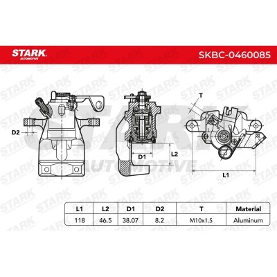 Bremssattel Stark SKBC-0460085 SKBC-0460085 - foto 4