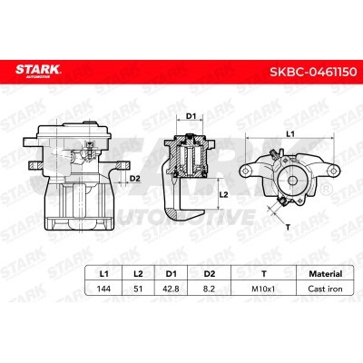 Bremssattel Stark SKBC-0461150 SKBC-0461150 - foto 7